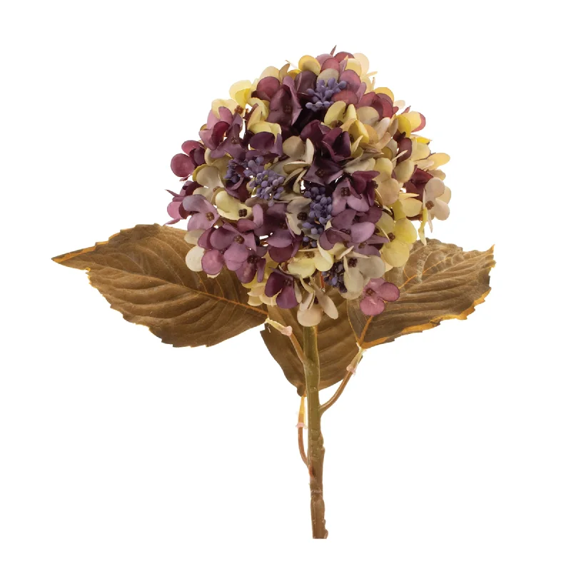 Purple Harvest Hydrangea Stem, Set of 6