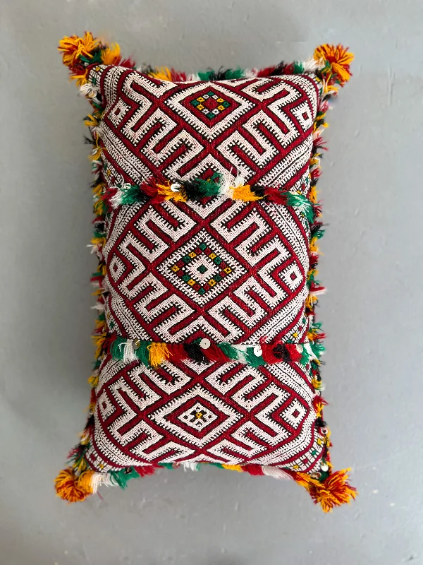 Ain Leuh Lumbar Pillow - Lion Paw, Sequins