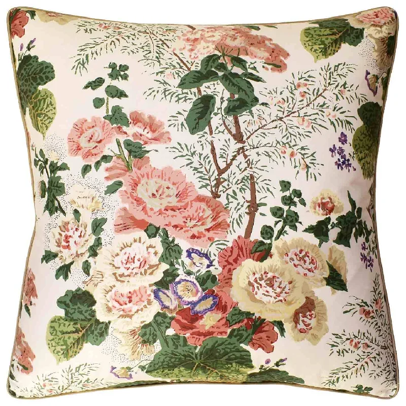 Althea Print Blush Decorative Pillow Ryan Studio