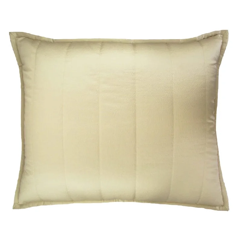 Hammered Champagne Pillow by Ann Gish