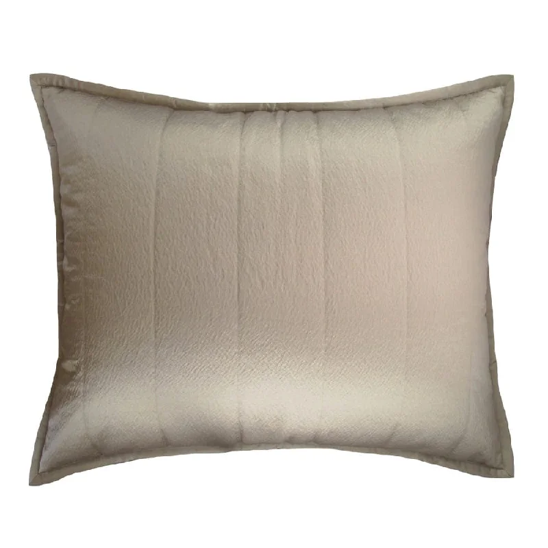 Hammered Taupe Pillow by Ann Gish