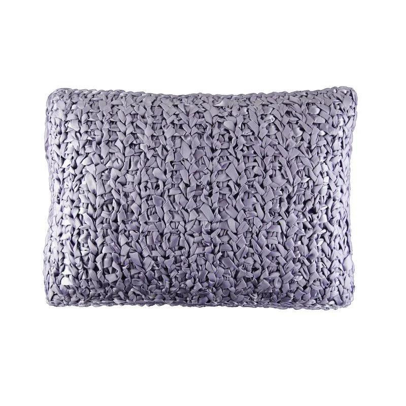 Thistle Ribbon Knit Pillows by Ann Gish