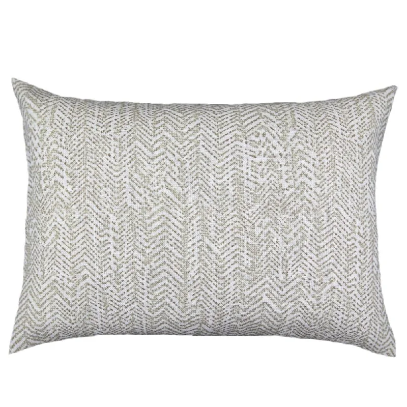 Sage Herringbone Pillow by Ann Gish