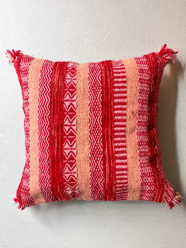 Anzal's Flatweave x Zanafi Pillow - Pink