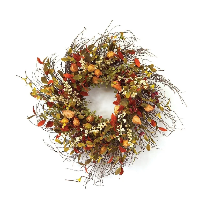 Cape 20" Gooseberry Wreath