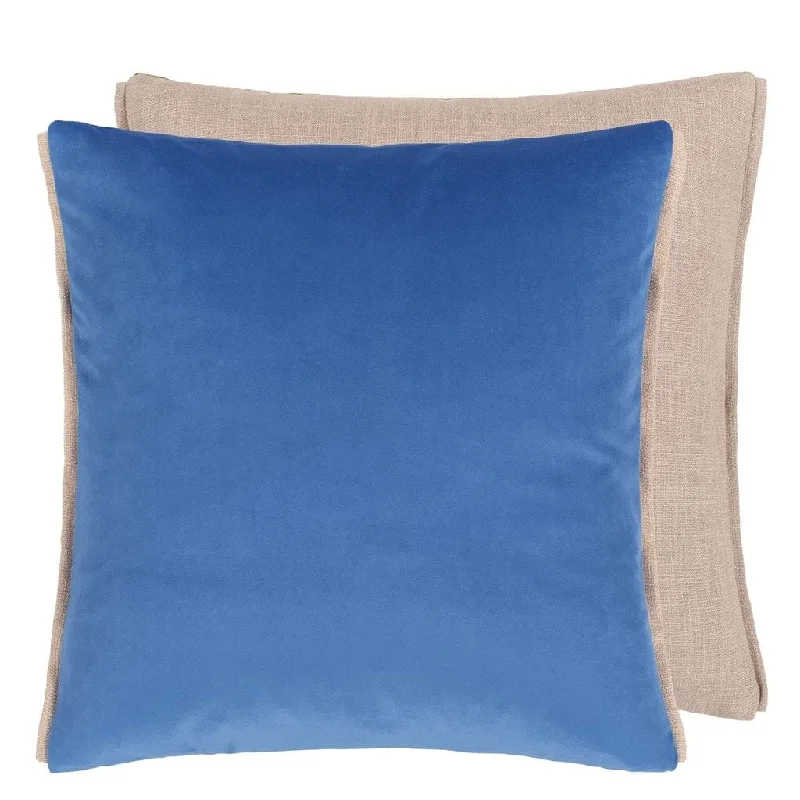 Velluto Cobalt Decorative Pillow by Designers Guild