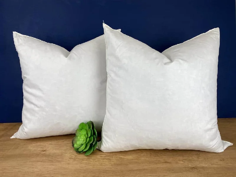 Down Feather Premium Pillow Inserts with Feather Proof Cover