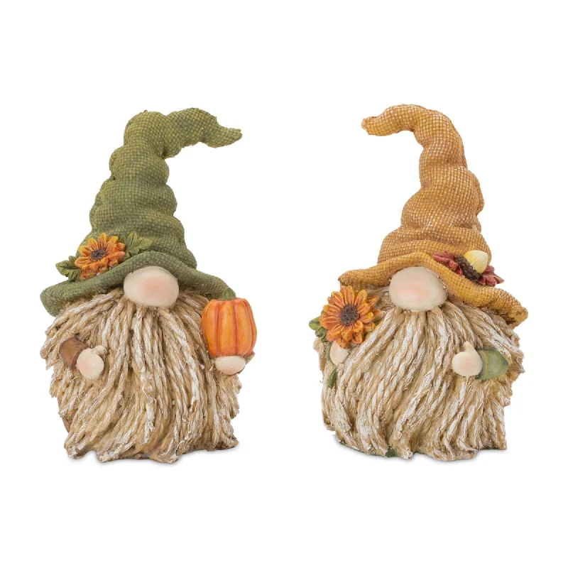 Fall Harvest Gnome Figurine, Set of 6