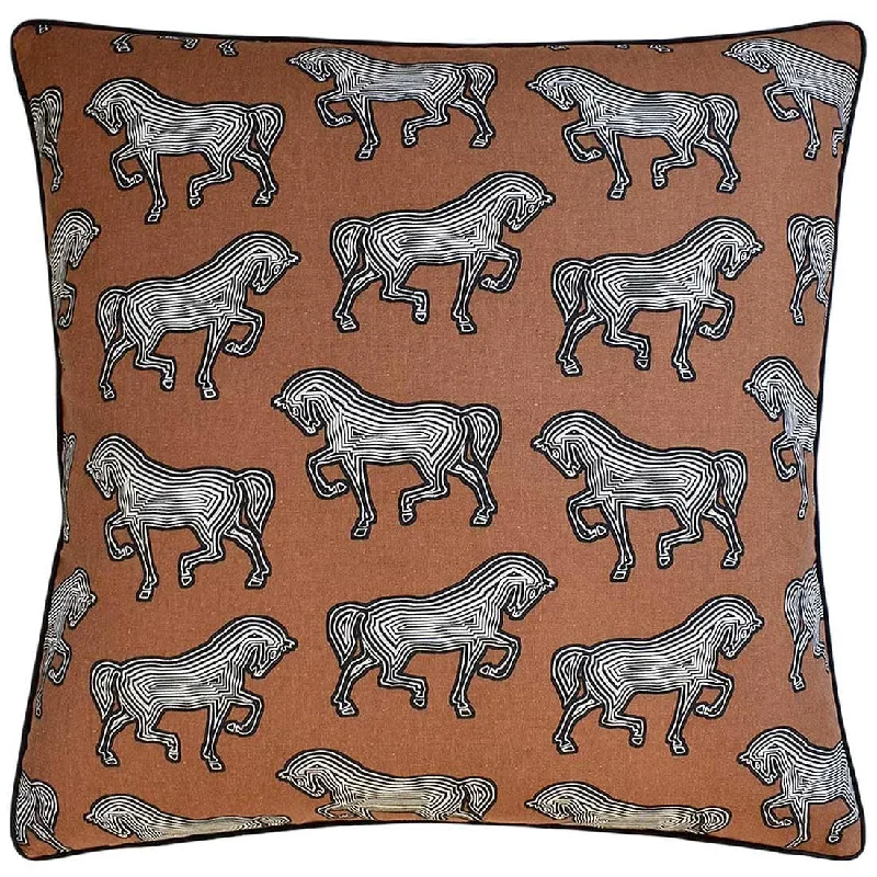 Faubourg Brown Decorative Pillow Ryan Studio