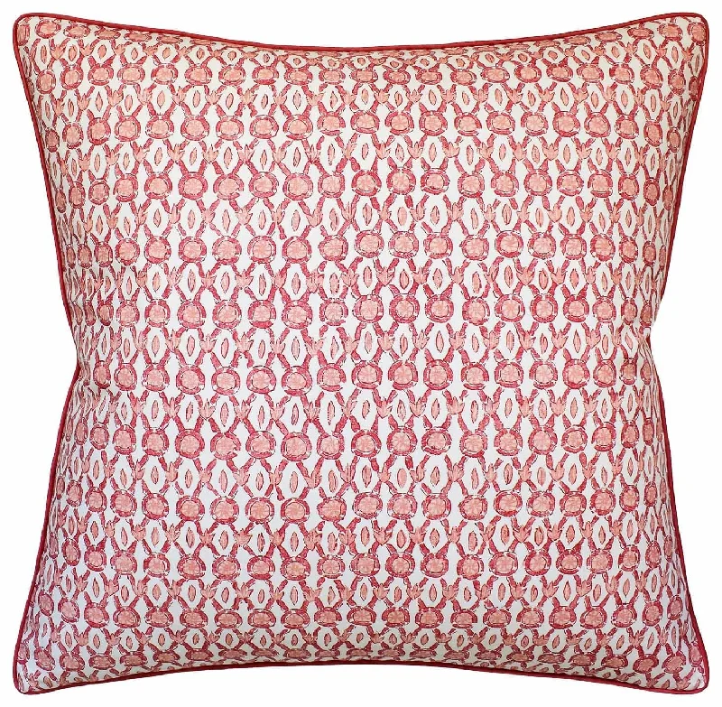 Galon Print Coral Decorative Pillow Ryan Studio