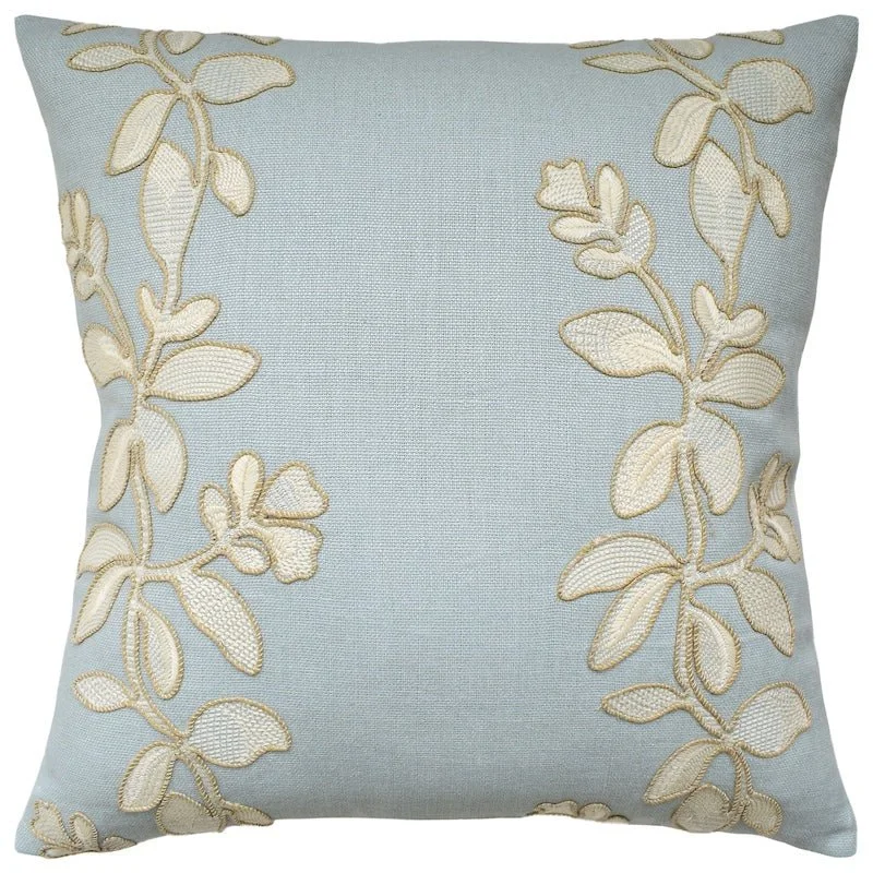 Ginger Flower Celeste Decorative Pillow by Ryan Studio