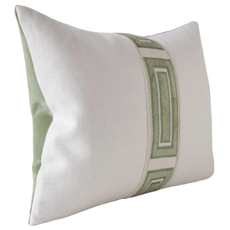 Giorgio Linen Ingot Tape Greenery Decorative Pillow Ryan Studio