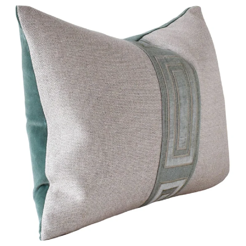 Giorgio Linen Ingot Tape Rain Decorative Pillow Ryan Studio