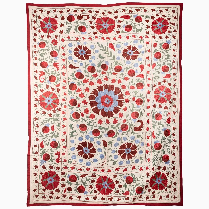 Go Off Course Suzani Blanket