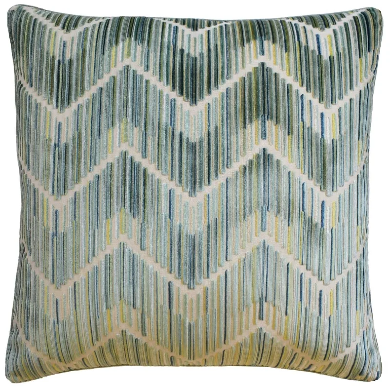 Hilo Verdigris Decorative Pillow Ryan Studio