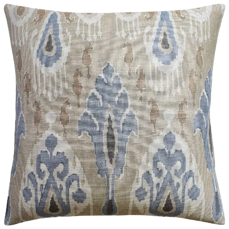 Ikat Bokhara Sand Decorative Pillow Ryan Studio