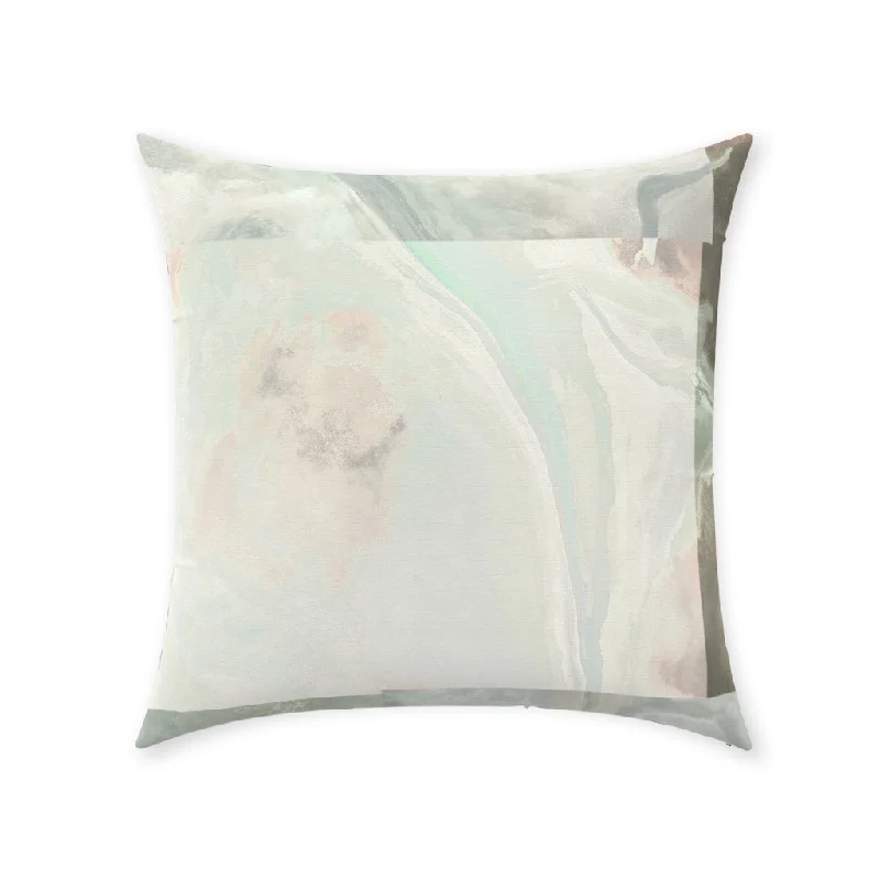 Marble Cloud Throw Pillow