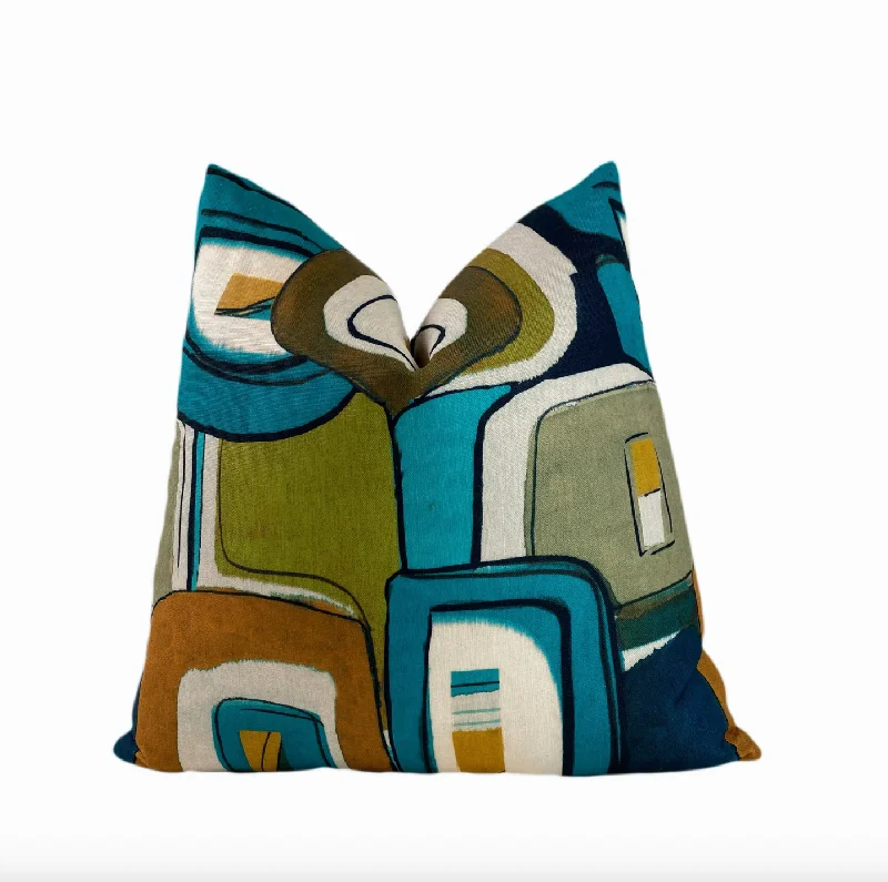 Mid Century Modern Throw Pillow