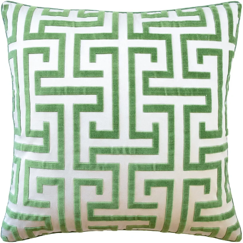 Ming Trail Green Decorative Pillow Ryan Studio