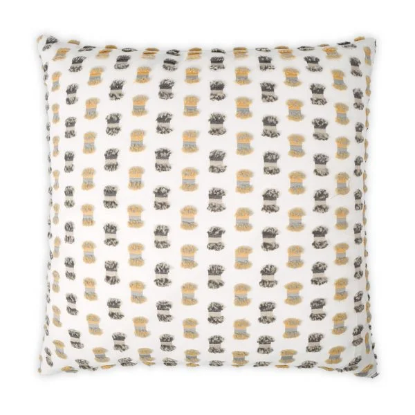 Luxury Outdoor Pillow - 22" x 22" - Fifi- Sunray; Sunbrella, or equivalent, fabric with fiber fill