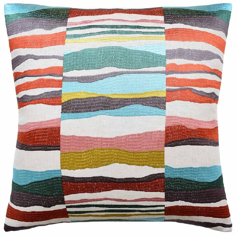 Phoenix Stripe Mineral Slope Decorative Pillow Ryan Studio