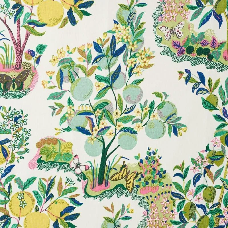 Citrus Garden Fabric in Lime