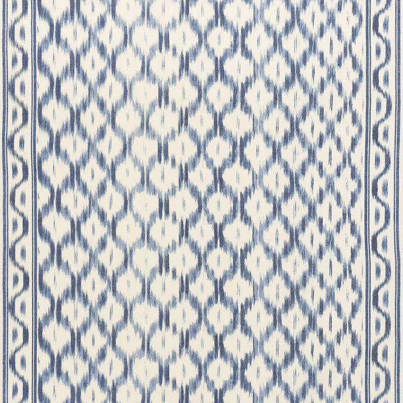 Santa Monica Ikat Fabric in Indigo