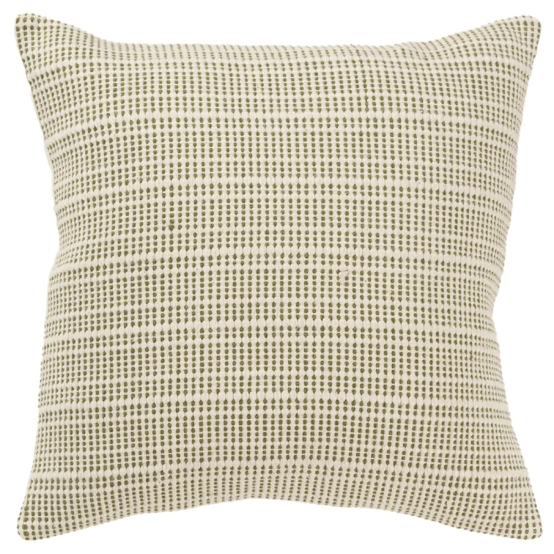 Woven Cotton stripe Decorative Throw Pillow