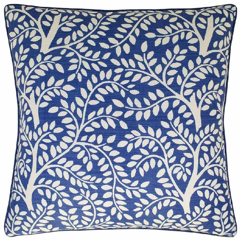 Temple Garden Blue Decorative Pillow Ryan Studio