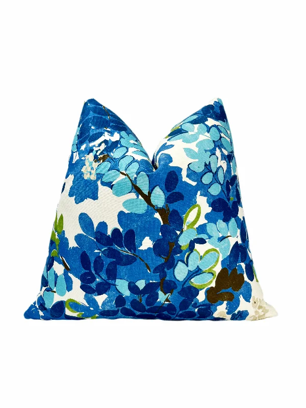 Thibaut Central Park Blue Throw Pillow