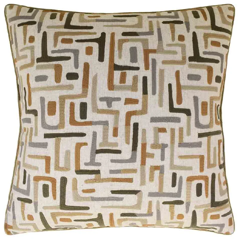 Varanasi Caramel Decorative Pillow Ryan Studio