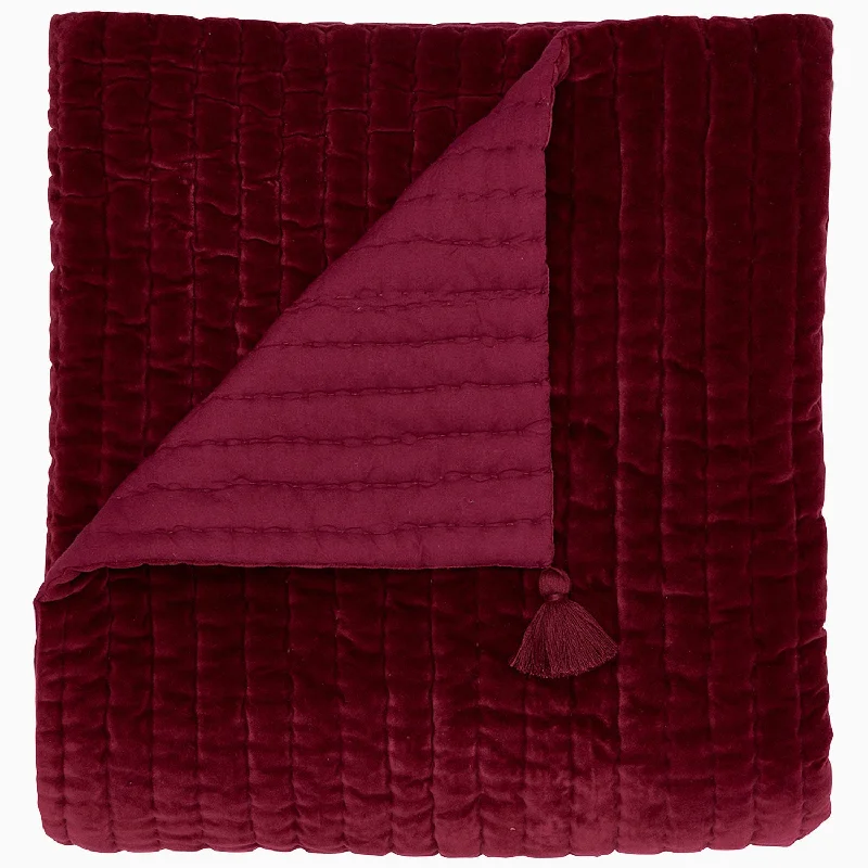 Velvet Berry Throw