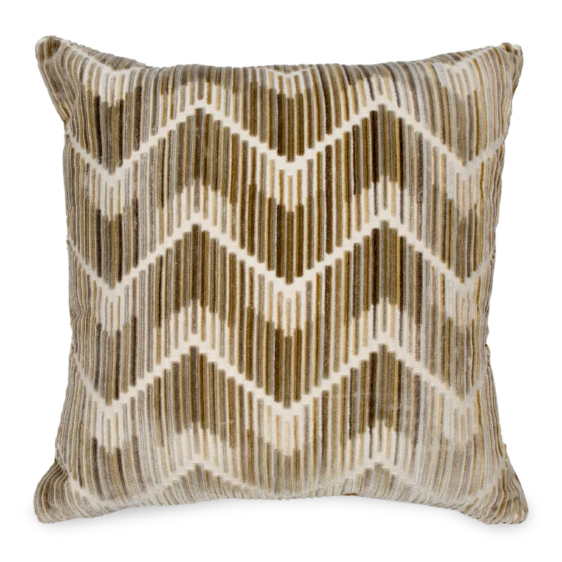 Velvet Zigzag Pillow