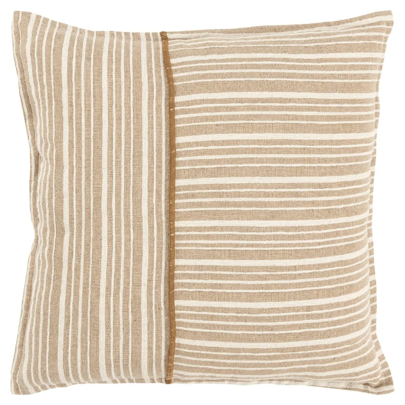 Woven 100% Cotton Stripe Pillow