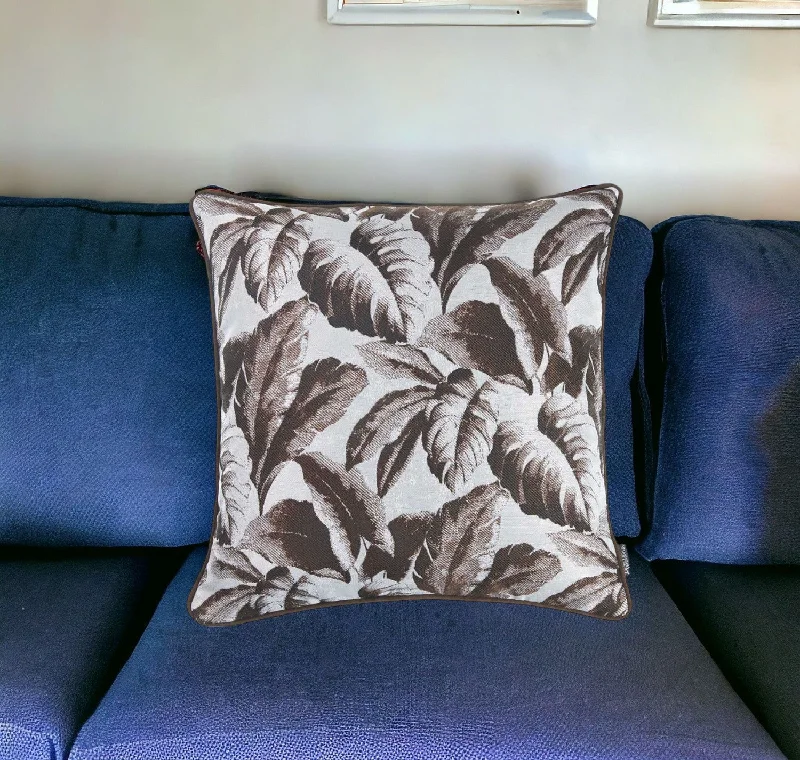 17" Brown Throw Pillow Cover