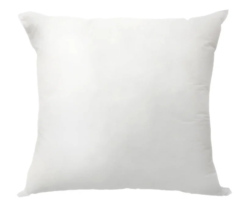 18" X 18" White Polyester Blown Seam Down Pillow Insert