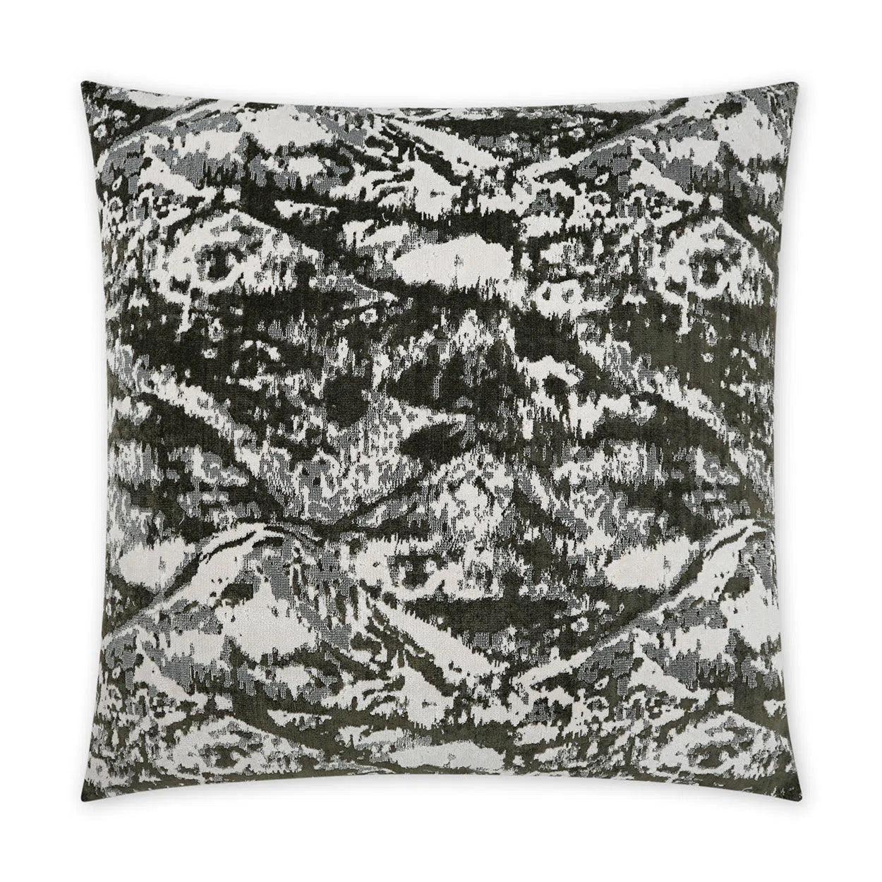 Aydanno Smoke Grey Large Throw Pillow With Insert