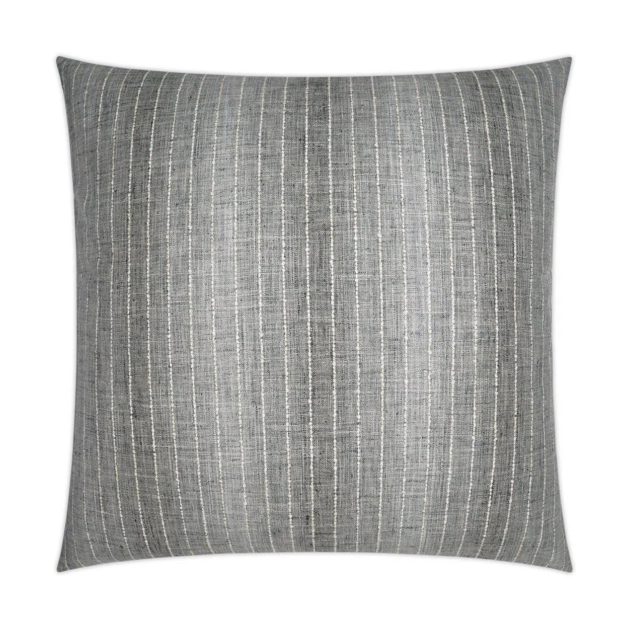 Brentwood Meteorite Stripes Grey Large Throw Pillow With Insert