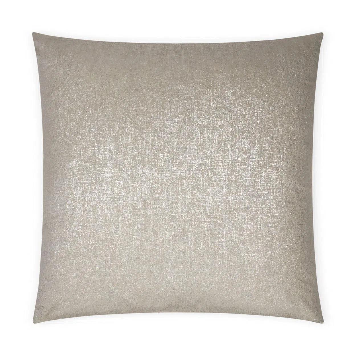 Dream Dust Flax Glam Tan Taupe Large Throw Pillow With Insert