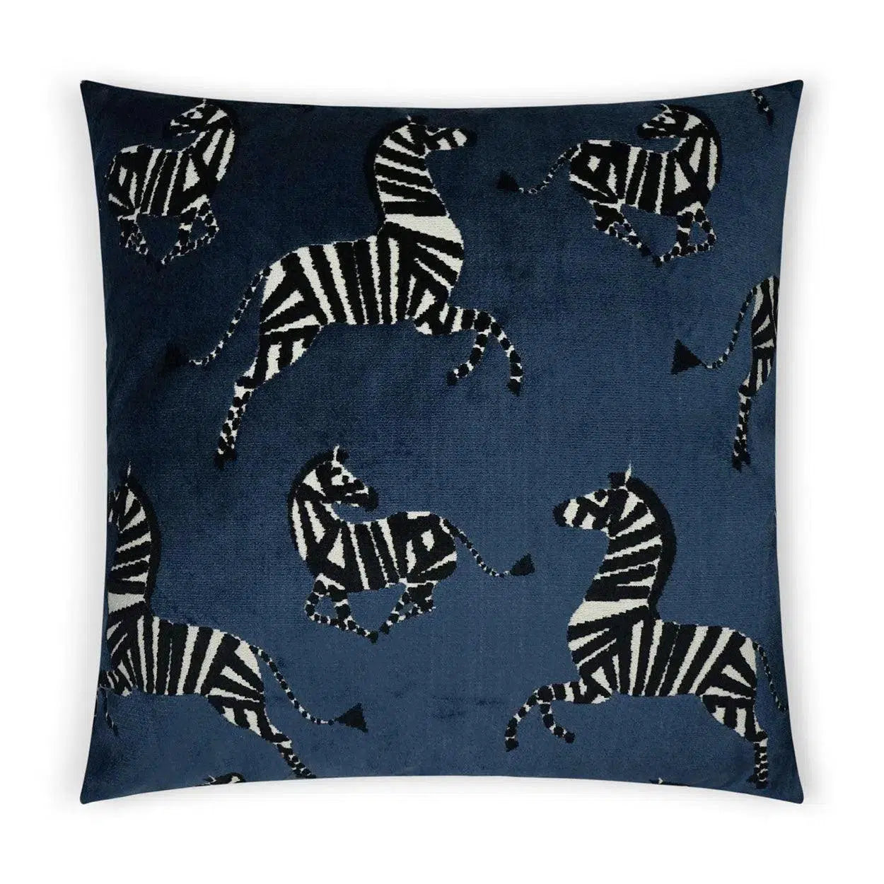 Farlowe Sapphire Animal Novelty Navy Large Throw Pillow With Insert