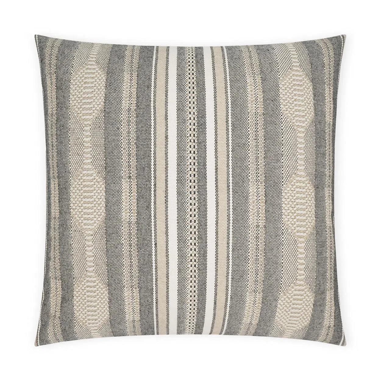 Hours Sand Global Tan Taupe Large Throw Pillow With Insert