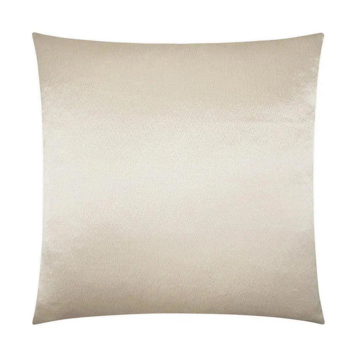 Lumis Ivory Transitional Solid Ivory Large Throw Pillow With Insert