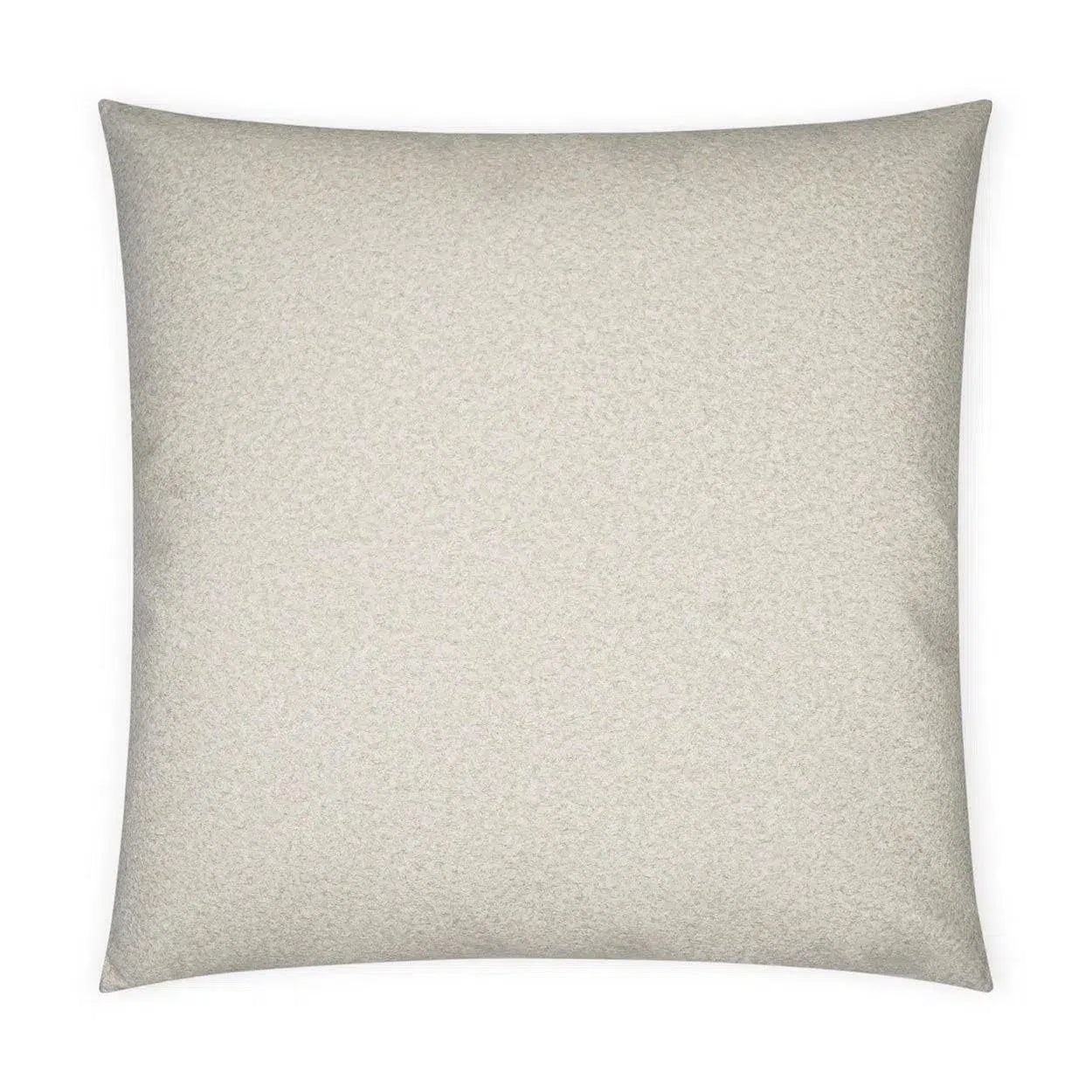 Merino Buff Solid Transitional Ivory Large Throw Pillow With Insert