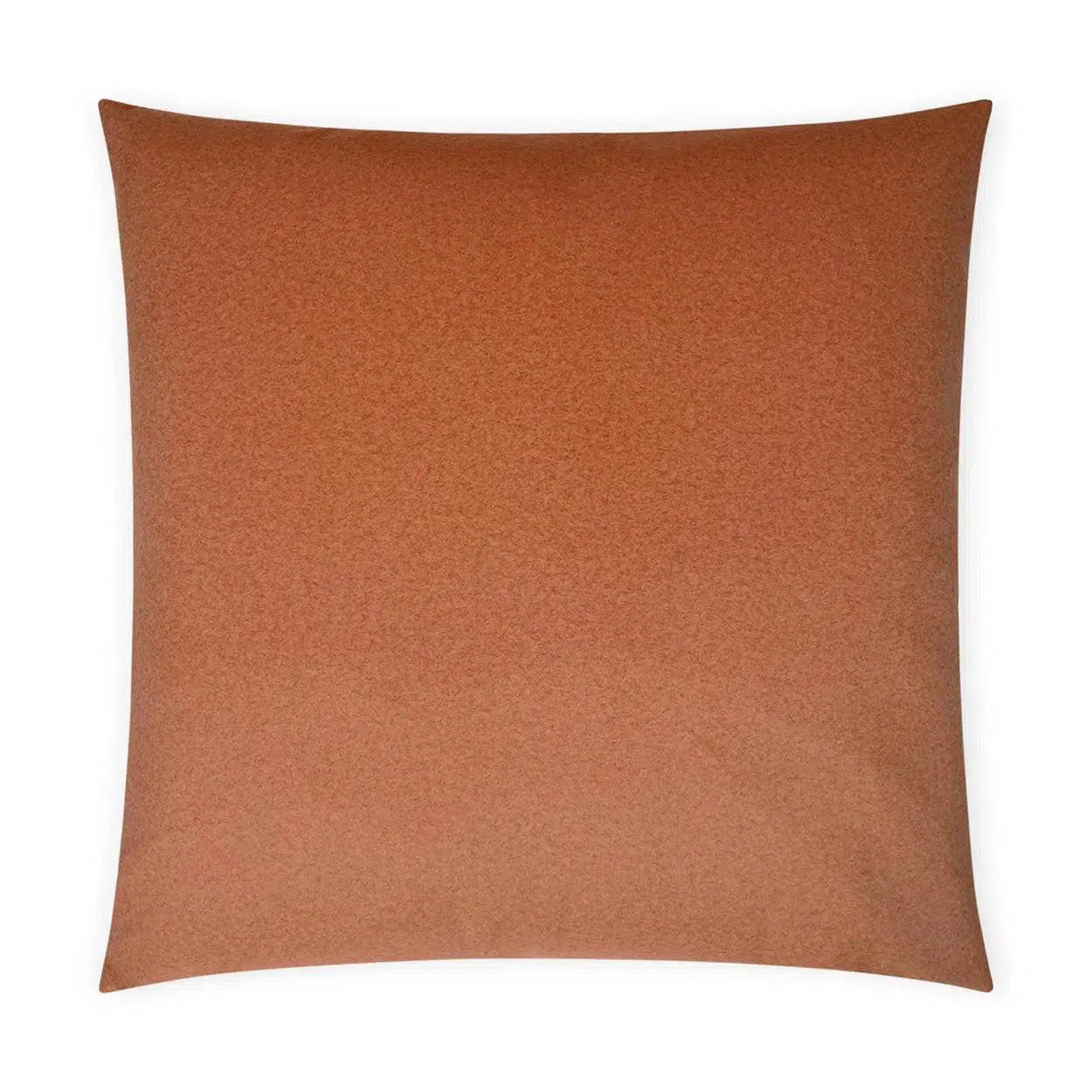 Merino Coral Solid Coral Salmon Large Throw Pillow With Insert