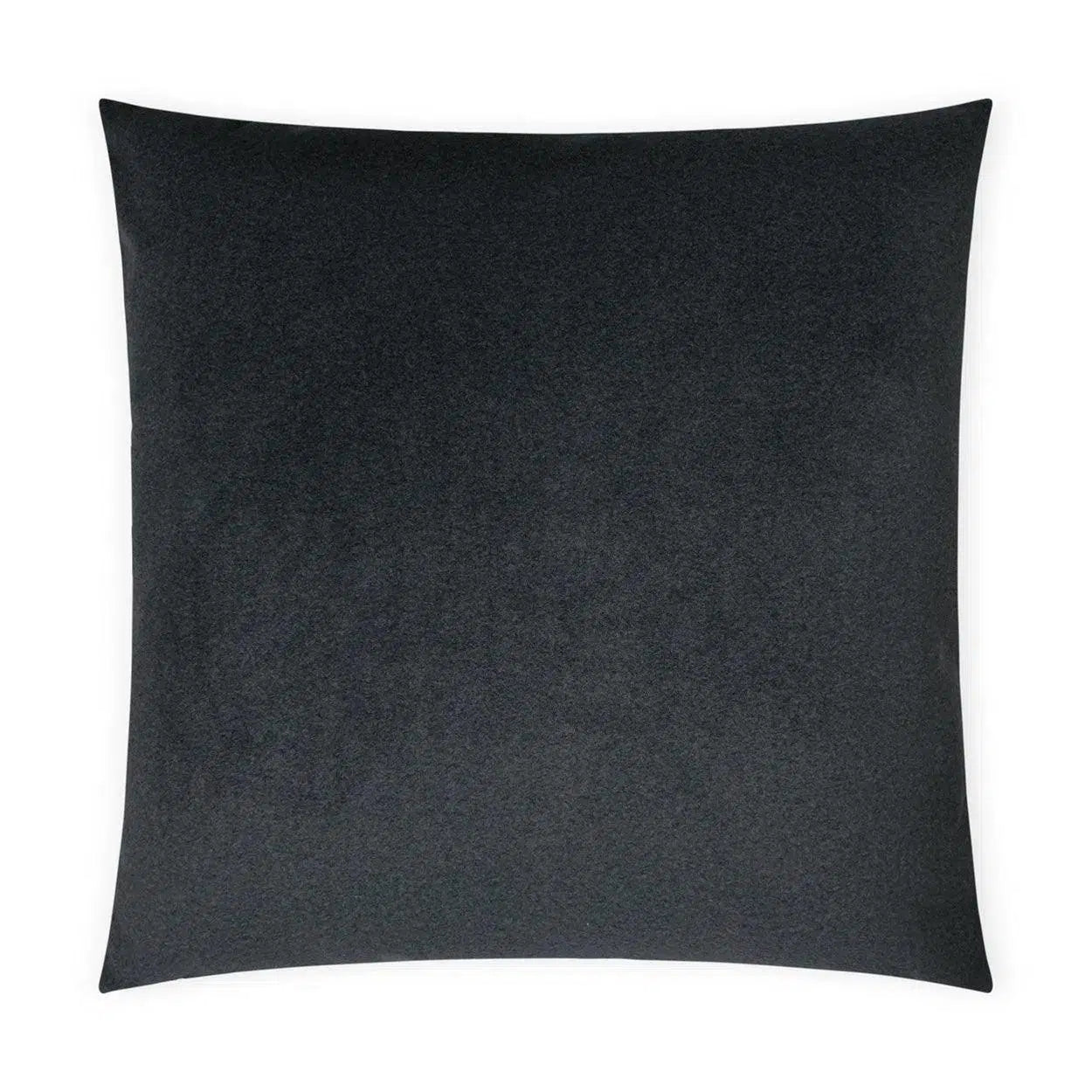 Merino Denim Solid Slate Blue Large Throw Pillow With Insert