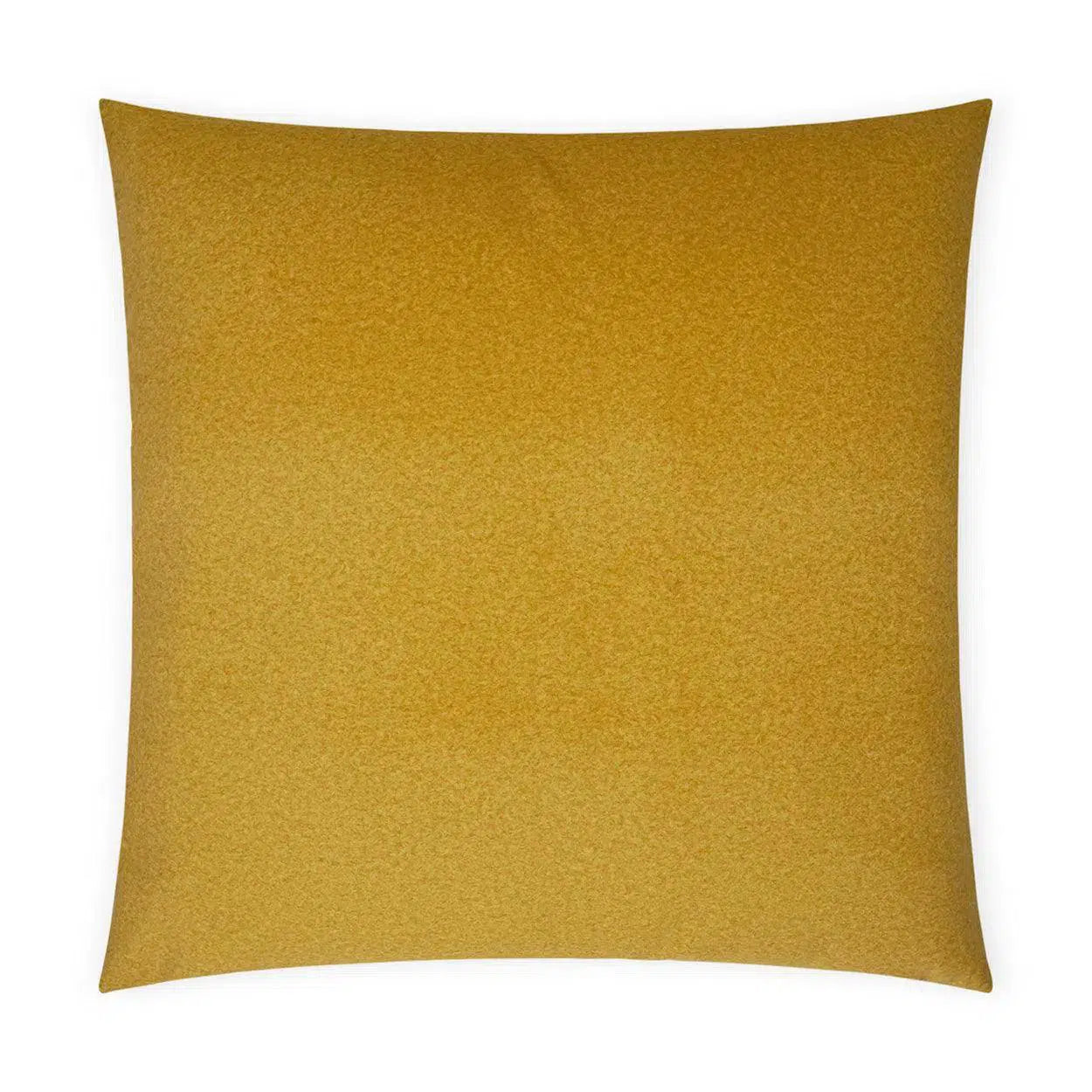 Merino Sunshine Solid Yellow Large Throw Pillow With Insert