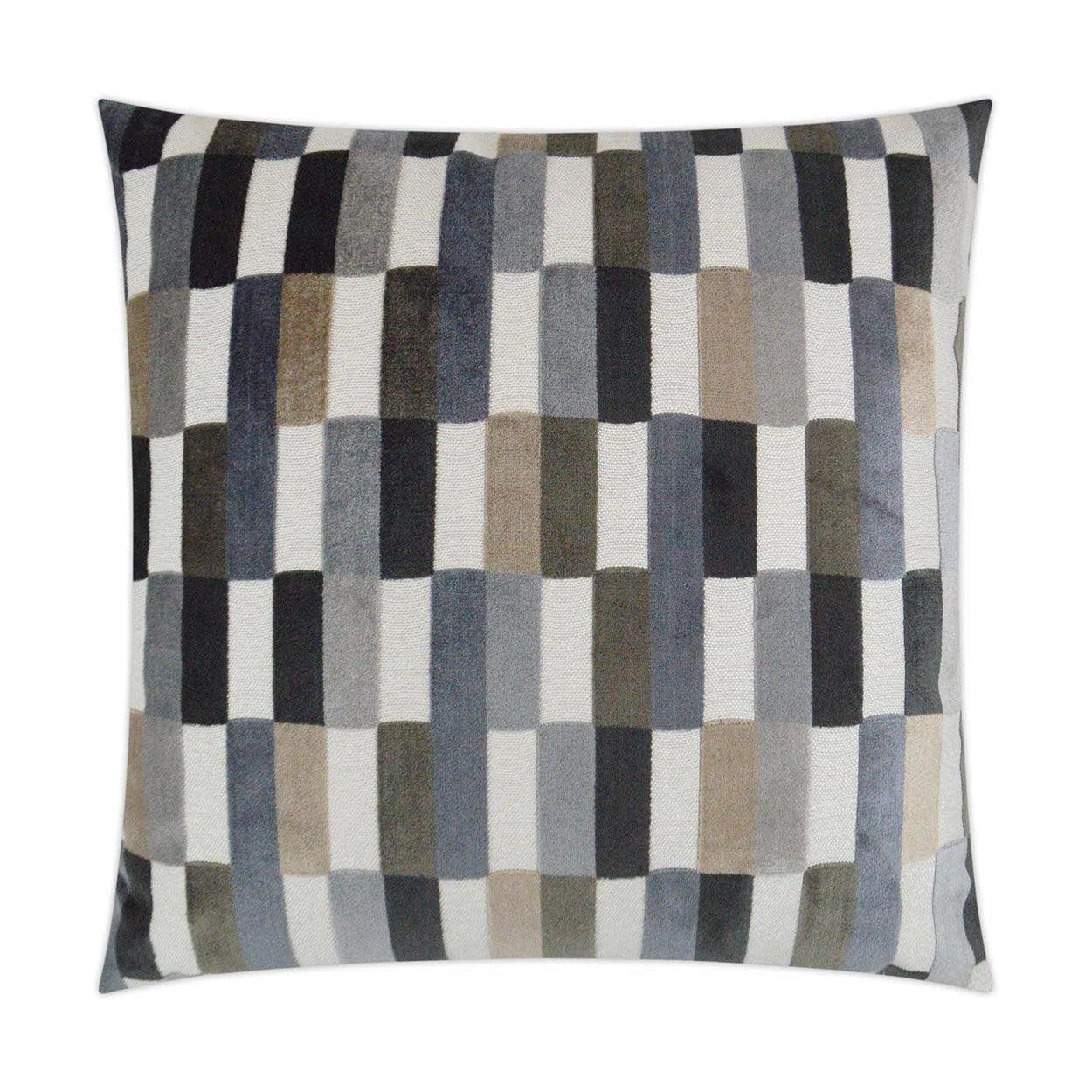 Mod Pop Granite Geometric Tan Taupe Grey Large Throw Pillow With Insert