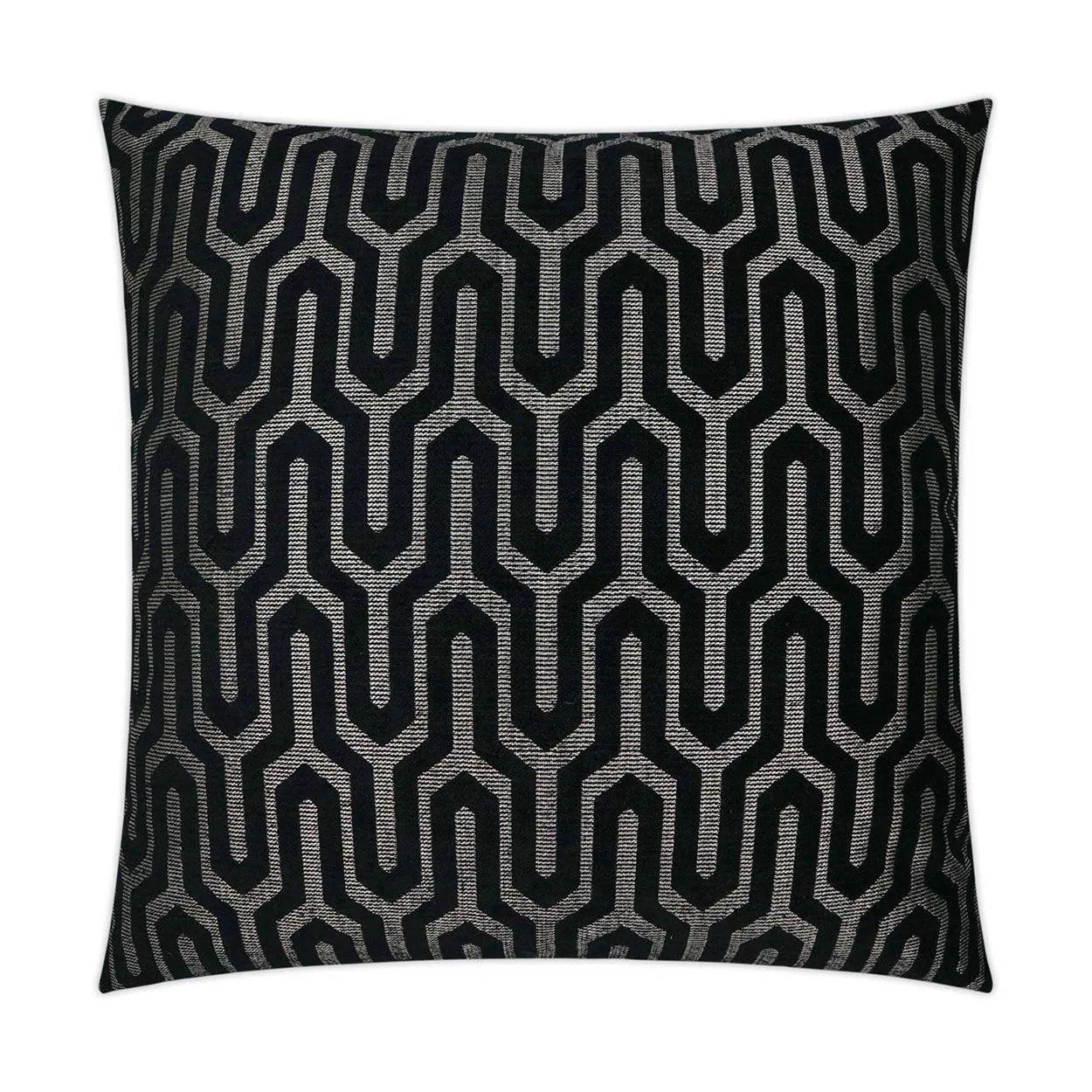 Moda Black Global Black Large Throw Pillow With Insert