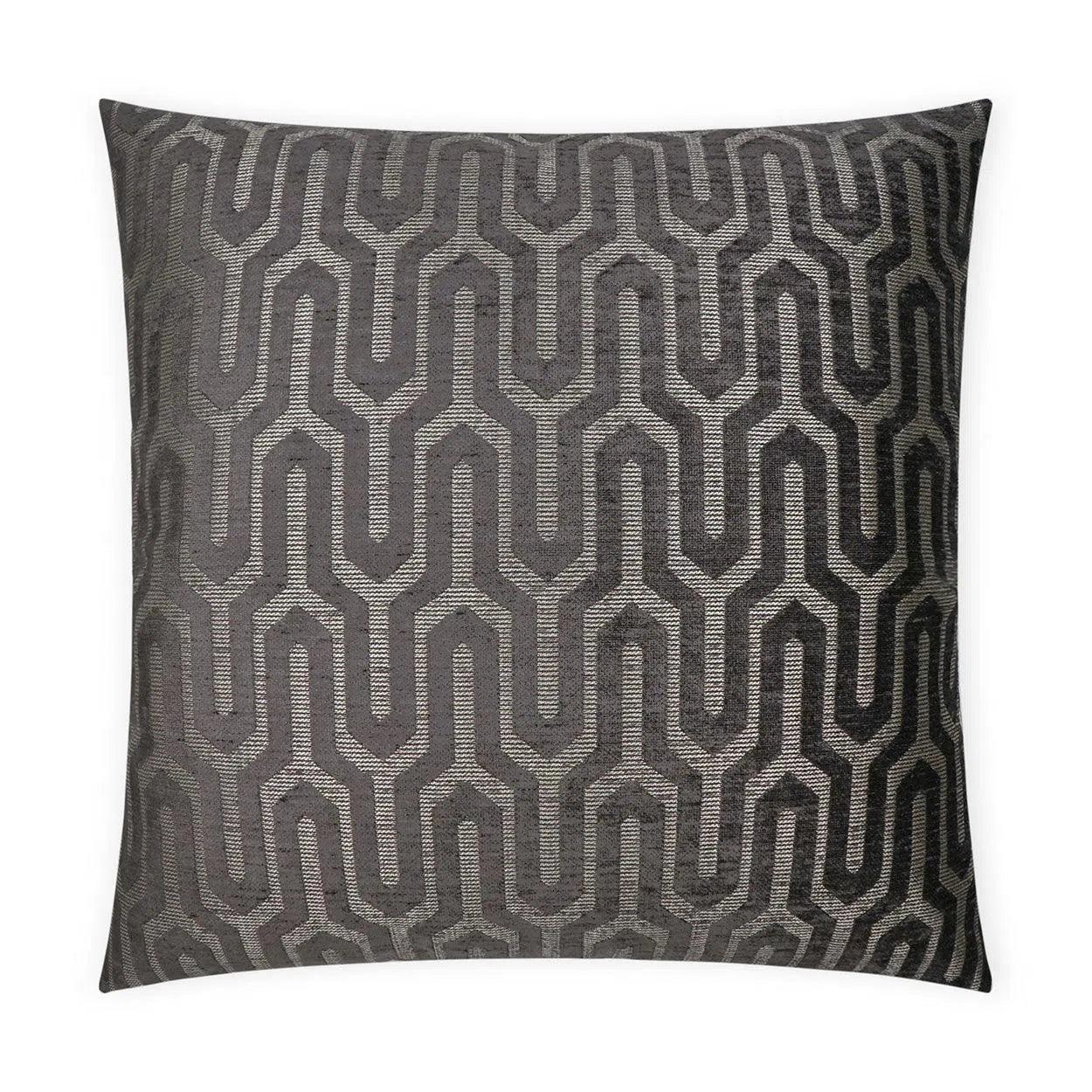 Moda Charcoal Global Grey Large Throw Pillow With Insert