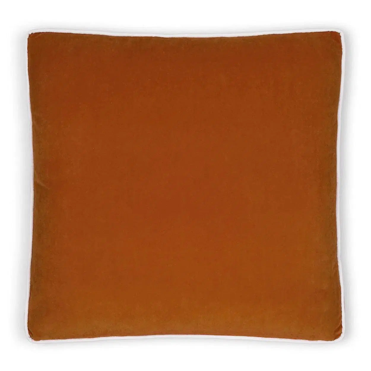 Posh Box Sedona Solid Orange Large Throw Pillow With Insert